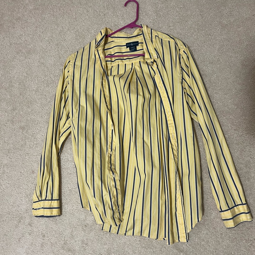 S Polo Ralph Lauren Button Up Dress Shirt